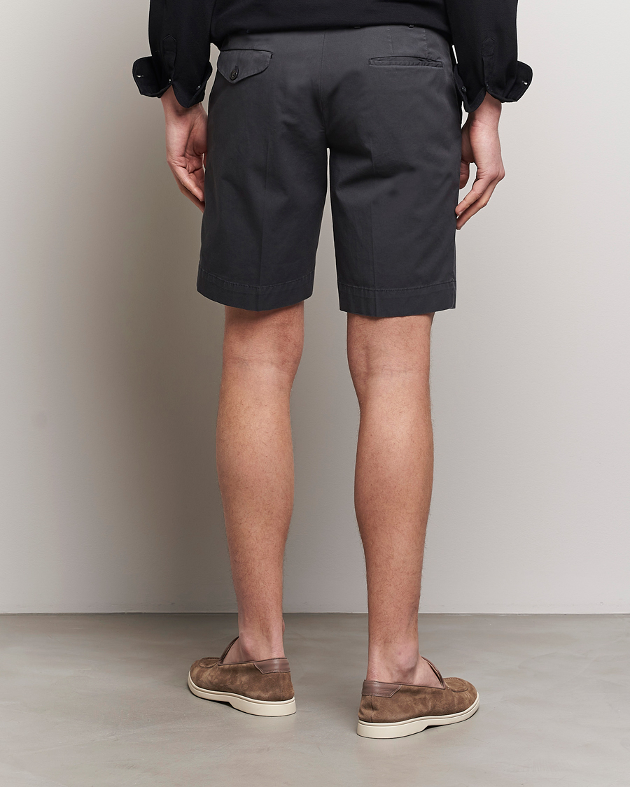 Herre | Shorts | Incotex | Cotton Comfort Shorts Black