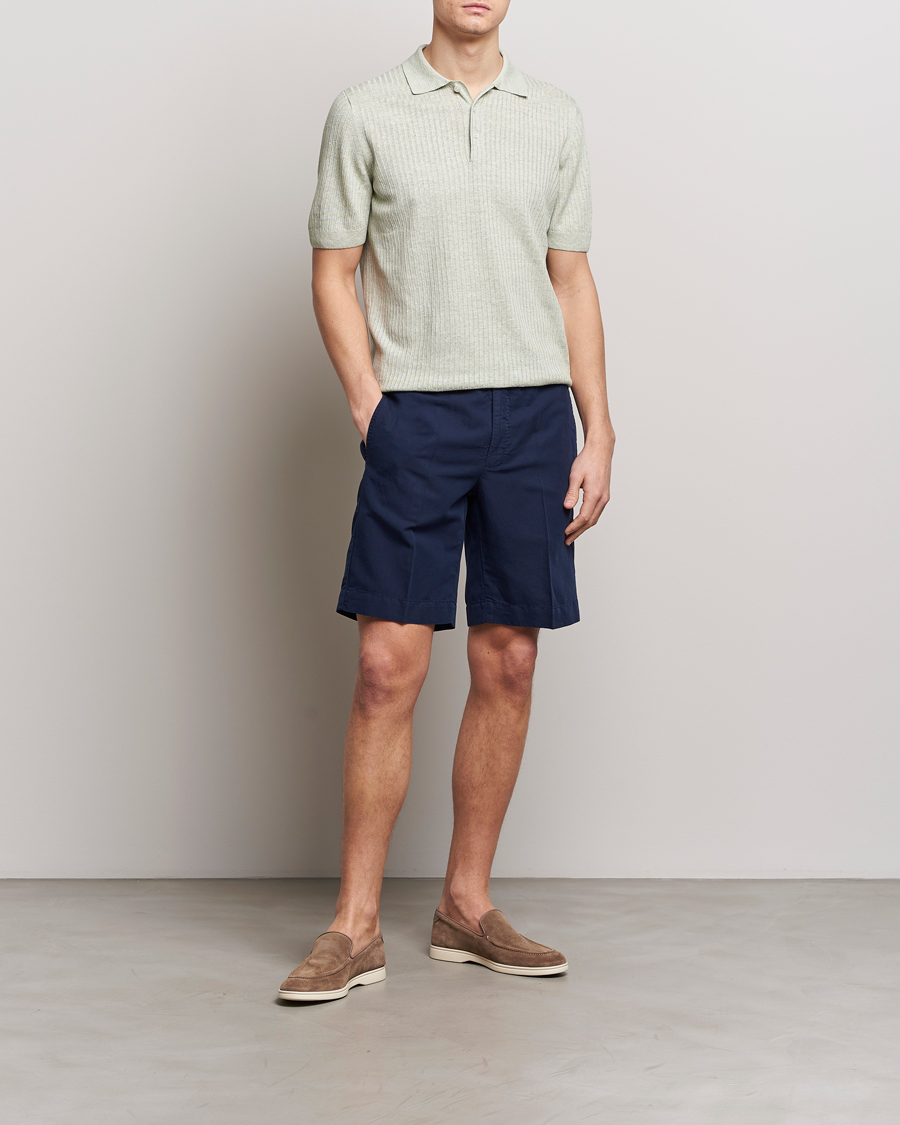 Herre | Shorts | Incotex | Chinolino Shorts Navy
