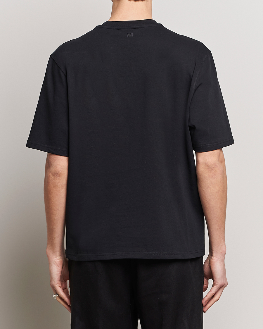 Herre | T-Shirts | AMI | Heart Logo T-Shirt Black