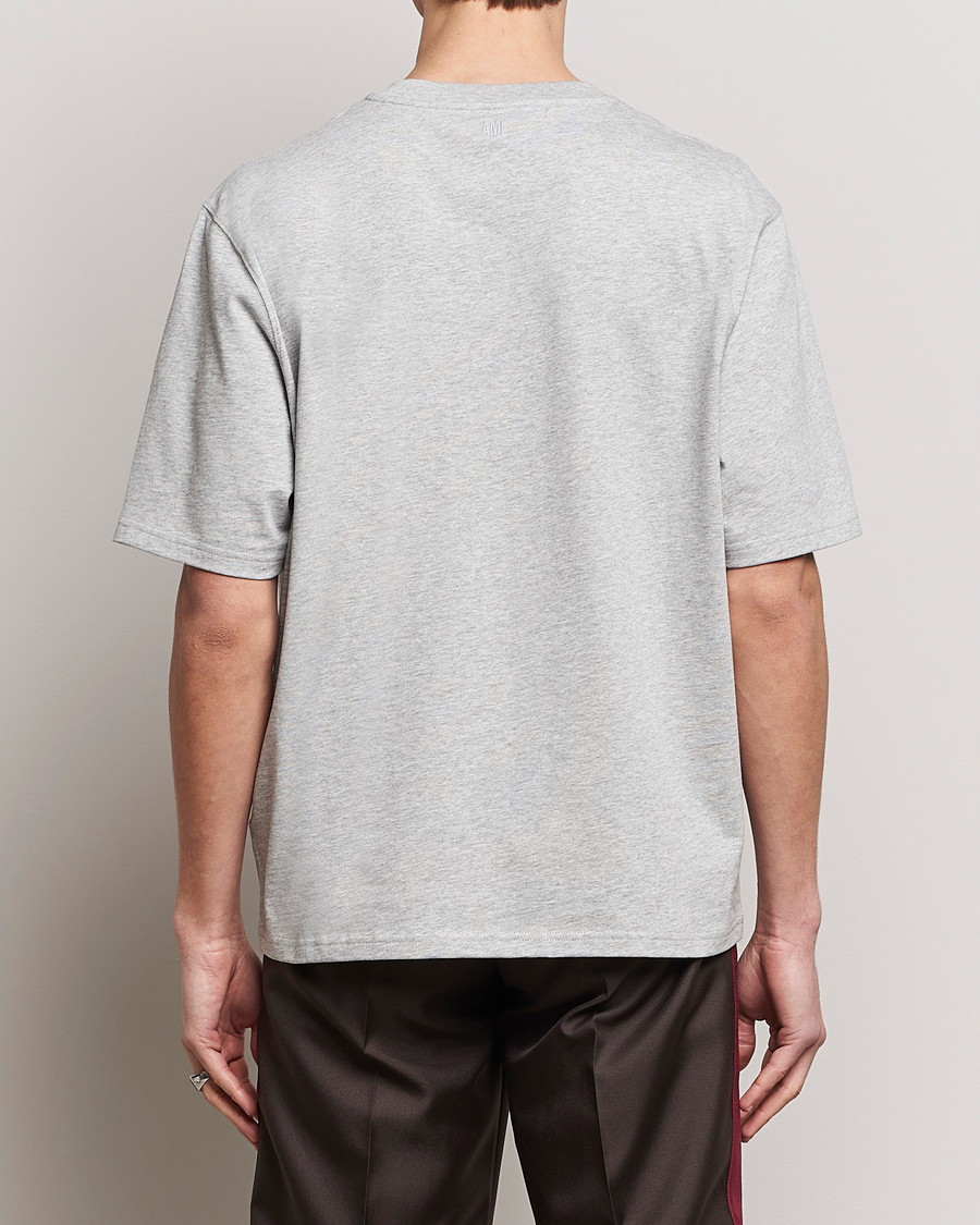 Herre | T-Shirts | AMI | Heart Logo T-Shirt Heather Grey