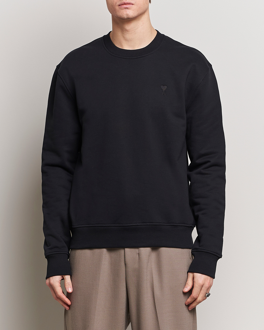 Herre | Avdelinger | AMI | Tonal Heart Logo Sweatshirt Black