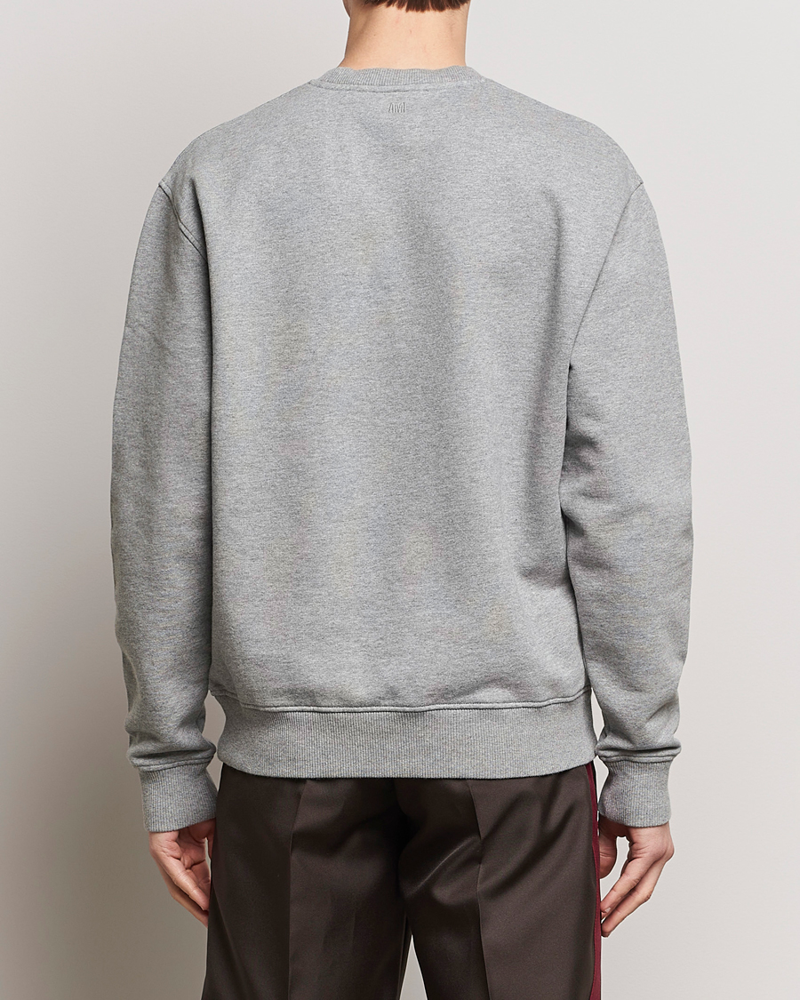 Herre | Gensere | AMI | Tonal Heart Logo Sweatshirt Heather Grey
