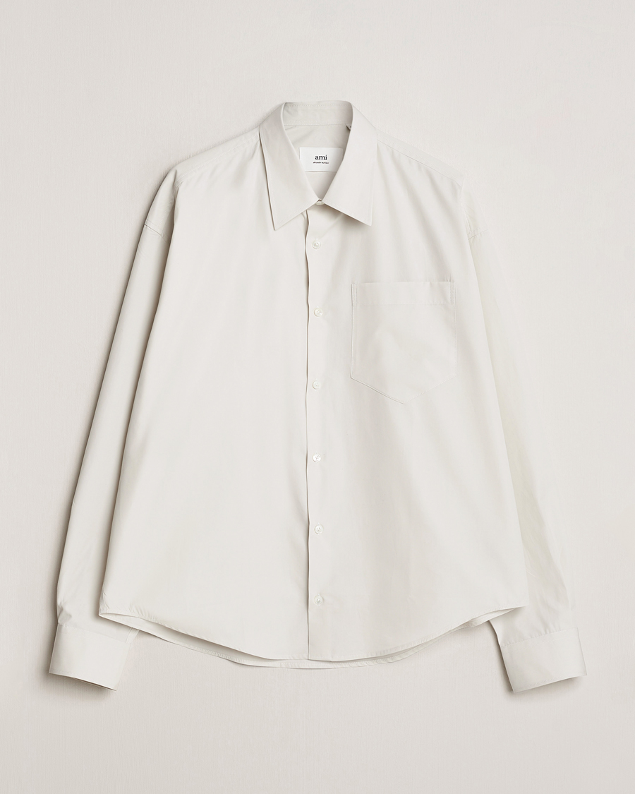Herre | Skjorter | AMI | Boxy Fit Shirt Chalk White