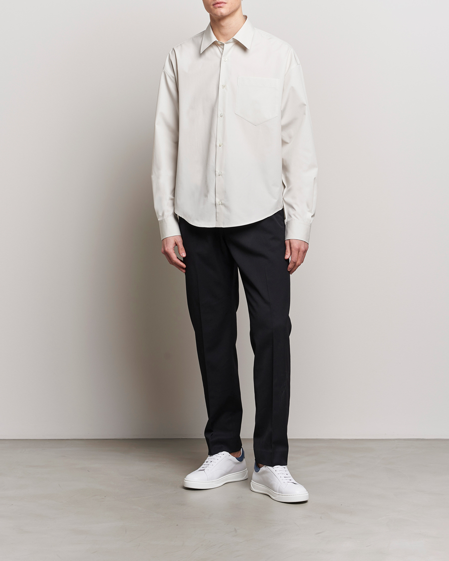 Herre | Skjorter | AMI | Boxy Fit Shirt Chalk White