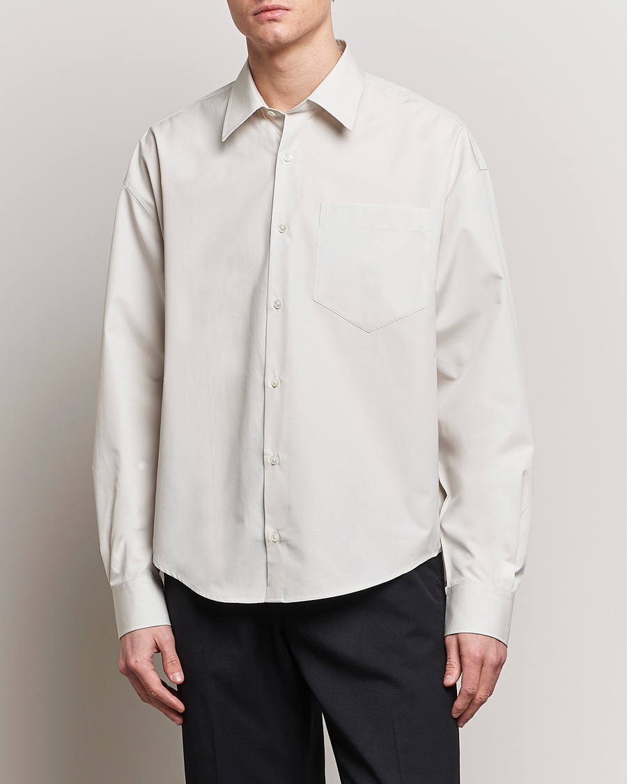 Herre | Skjorter | AMI | Boxy Fit Shirt Chalk White
