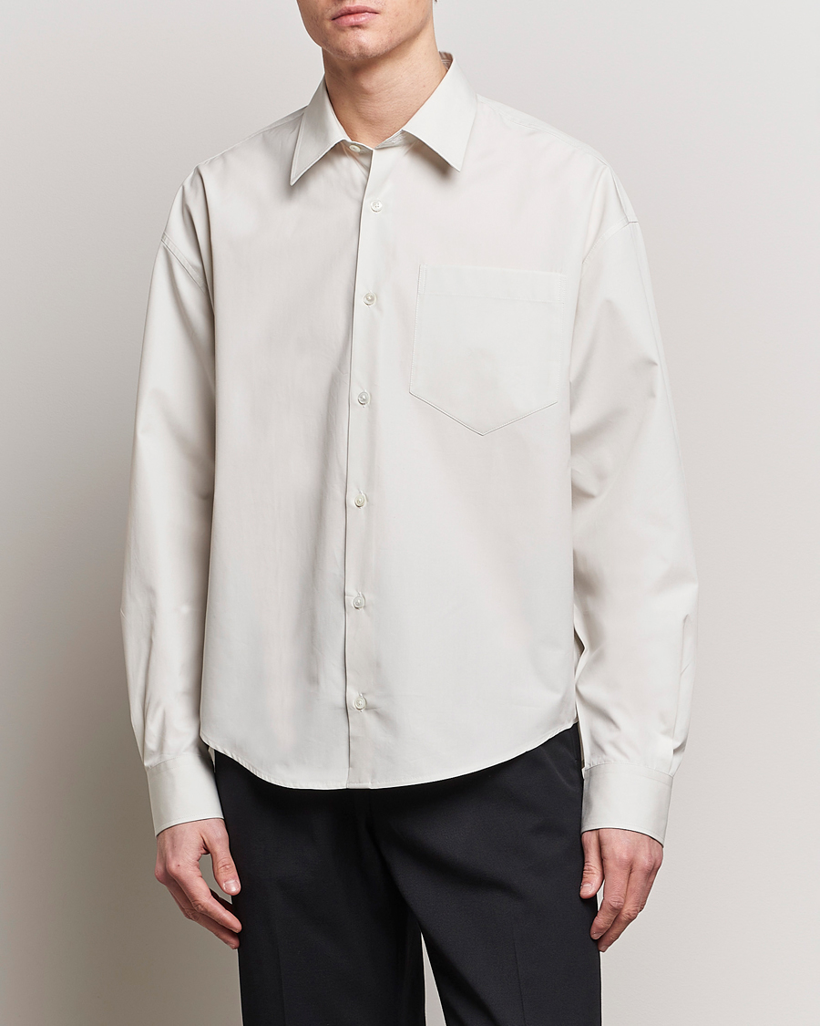 Herre | Casualskjorter | AMI | Boxy Fit Shirt Chalk White