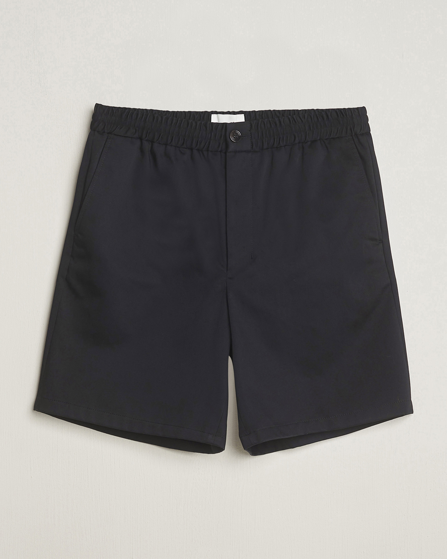 Herre | Shorts | AMI | Cotton Drawstring Shorts Black