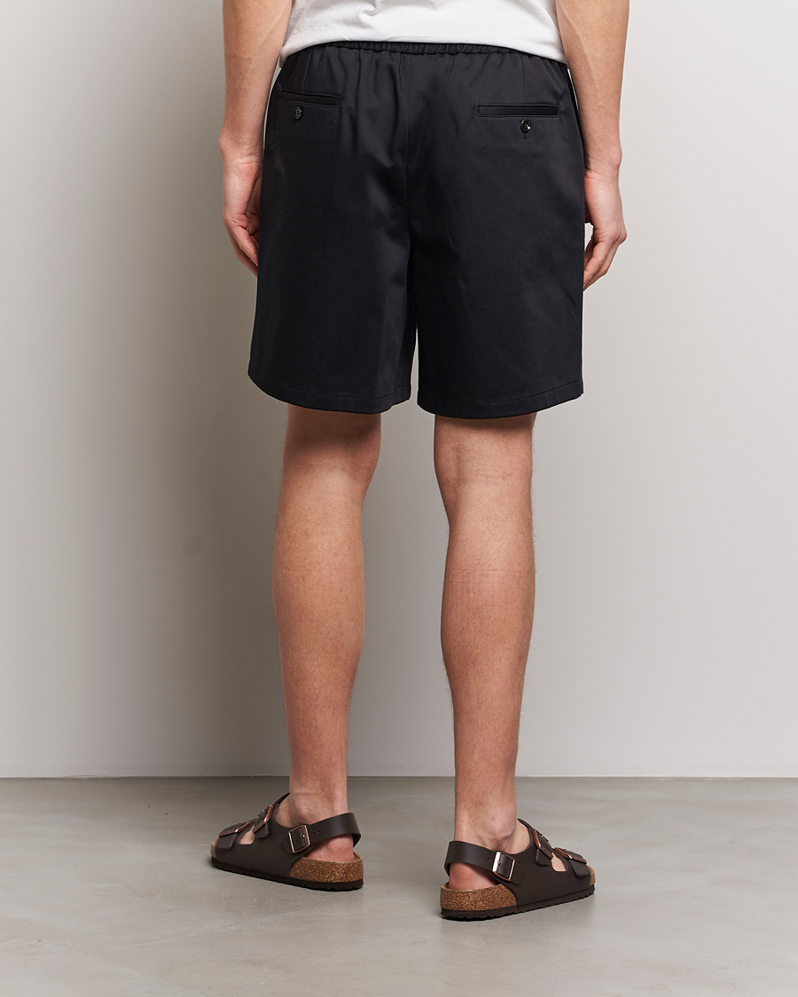 Herre | Shorts | AMI | Cotton Drawstring Shorts Black