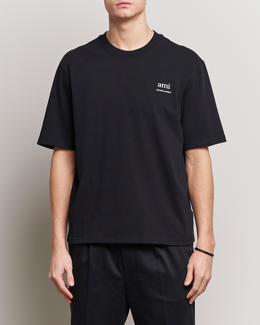 Herre | Svarte t-skjorter | AMI | Logo T-Shirt Black