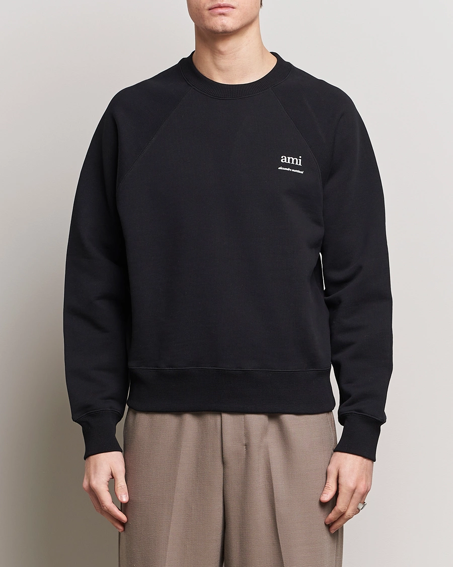 Herre | Sweatshirts | AMI | Logo Sweatshirt Black