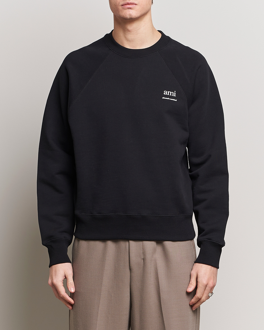 Herre | Contemporary Creators | AMI | Logo Sweatshirt Black