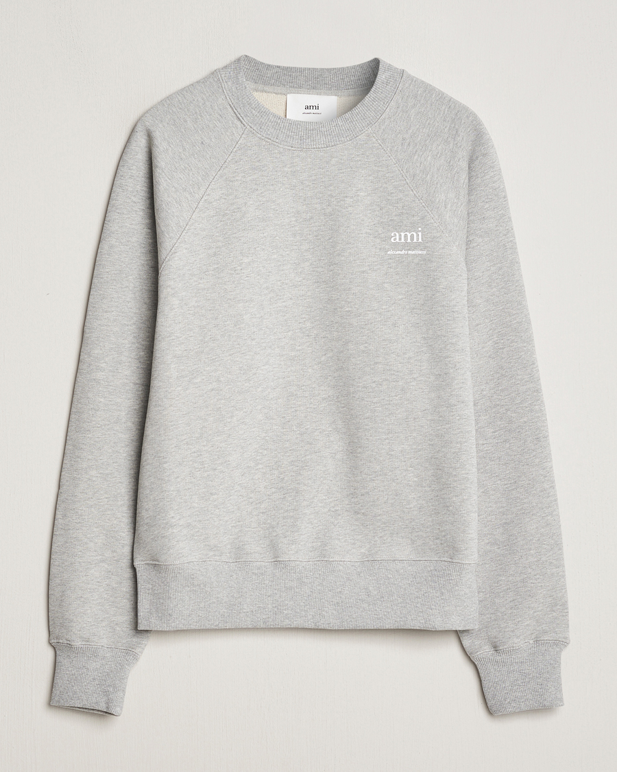 Herre | Gensere | AMI | Logo Sweatshirt Heather Grey