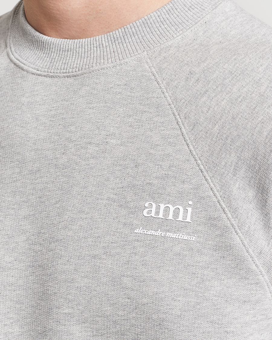 Herre | Gensere | AMI | Logo Sweatshirt Heather Grey