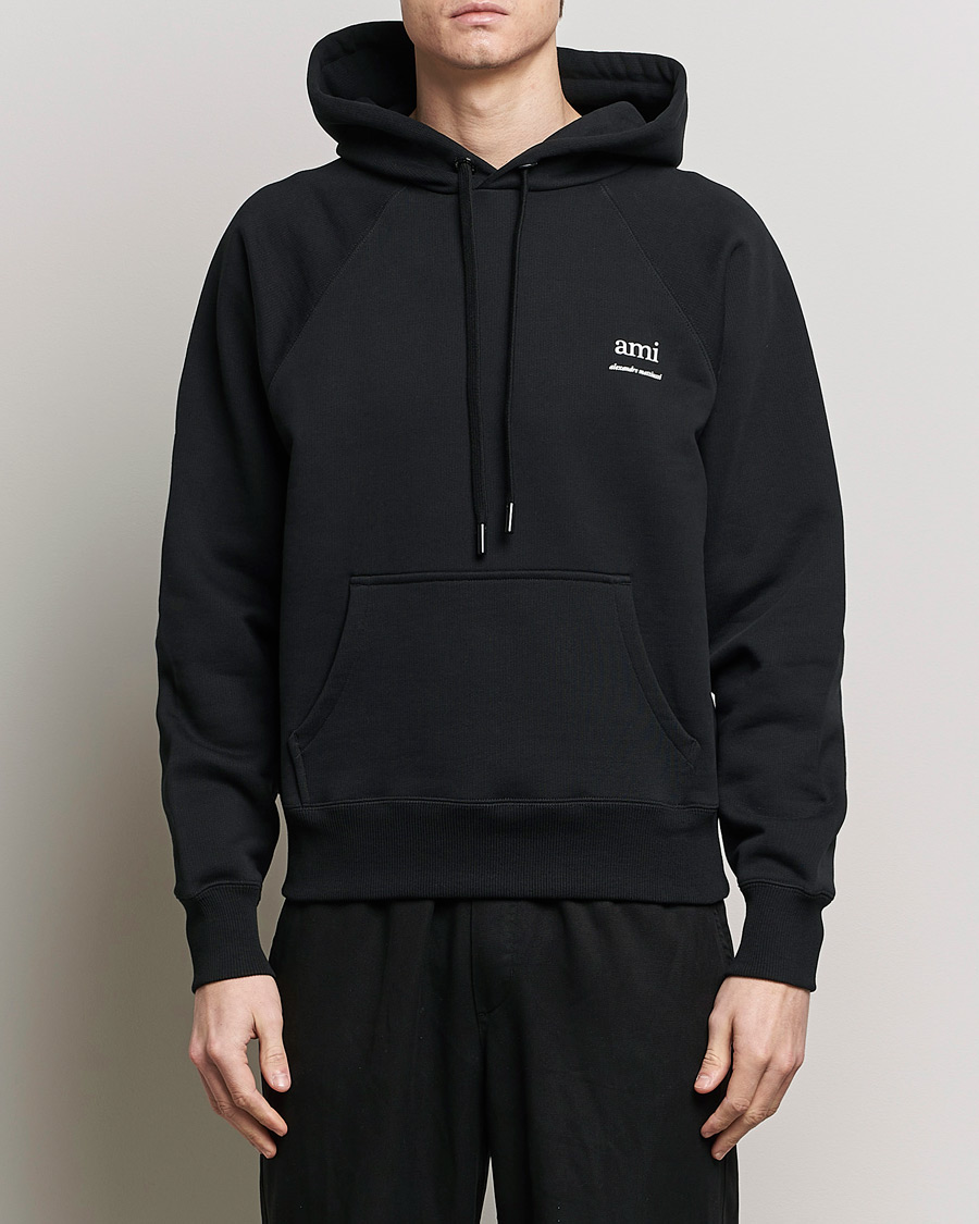 Herre | Klær | AMI | Logo Hoodie Black