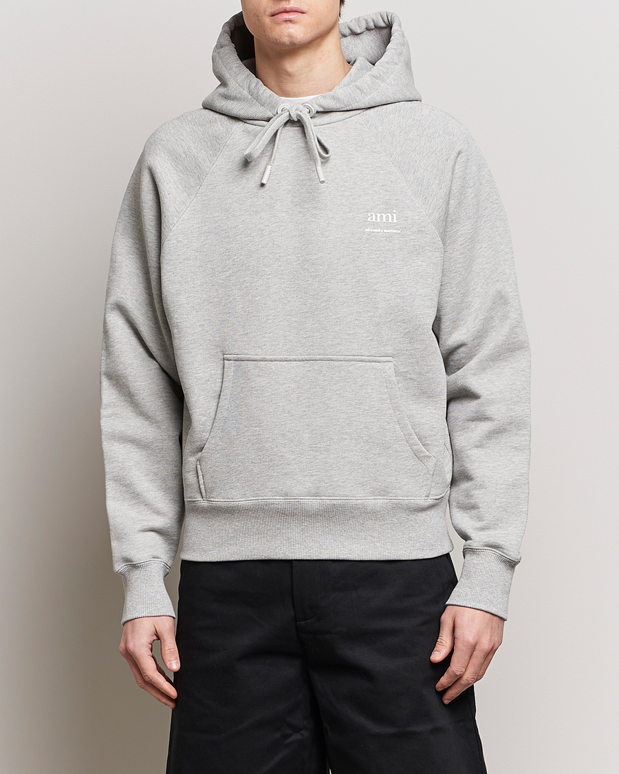 Herre | Avdelinger | AMI | Logo Hoodie Heather Grey