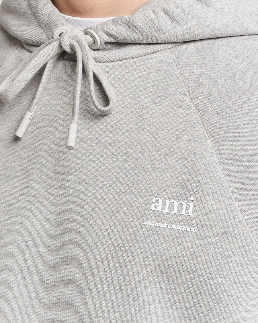 Herre | Gensere | AMI | Logo Hoodie Heather Grey