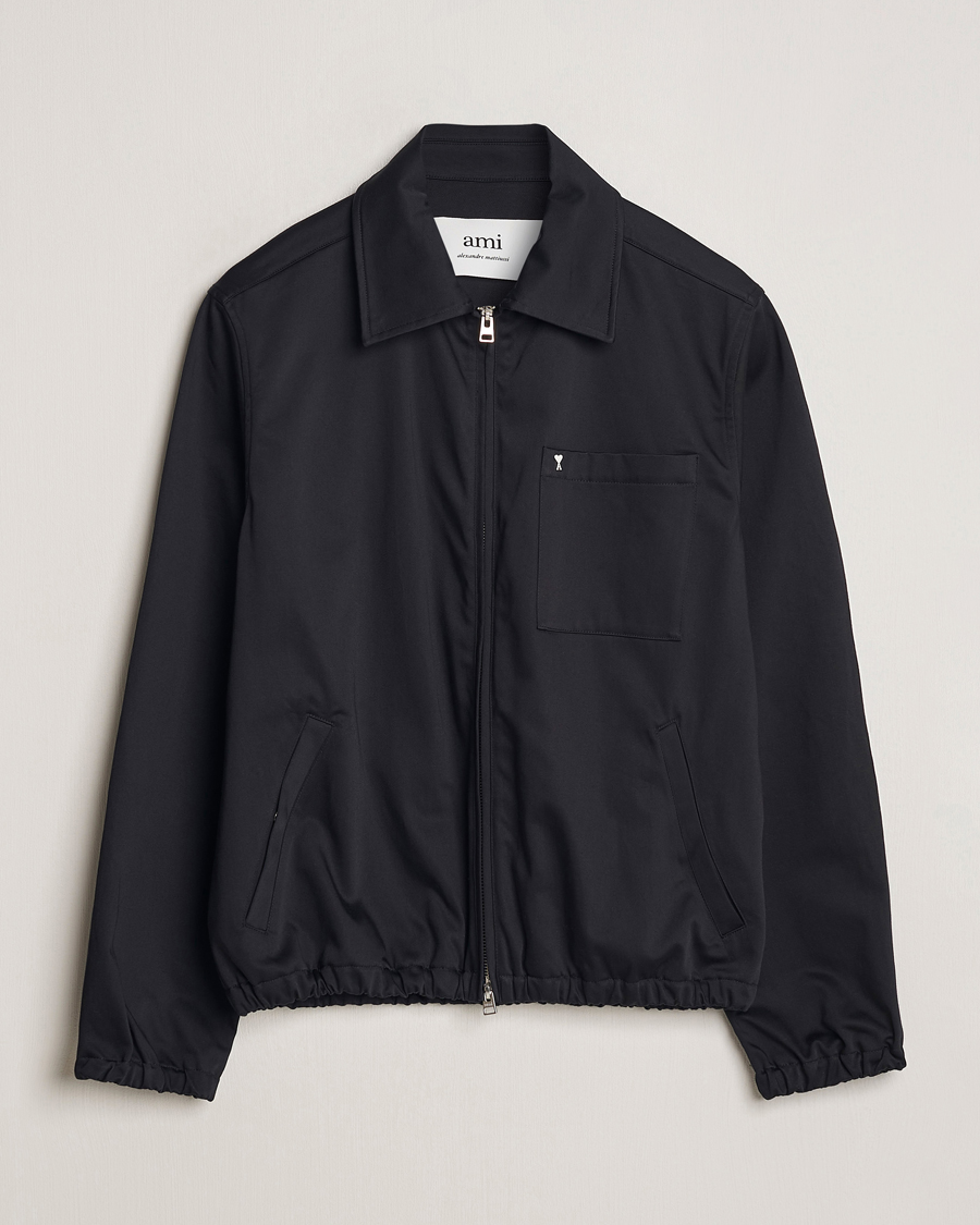 Herre | Jakker | AMI | Zipped Jacket Black