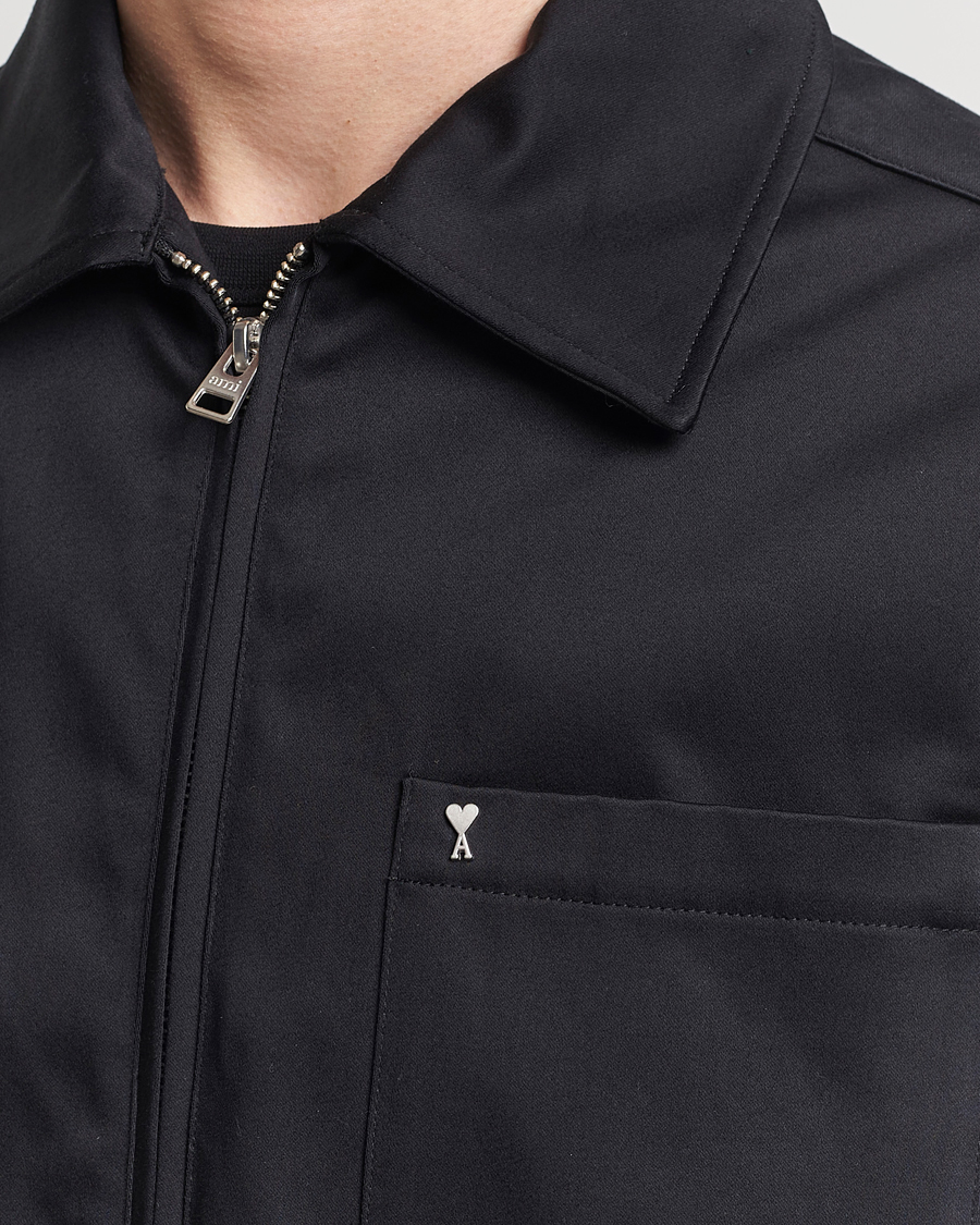 Herre | Jakker | AMI | Zipped Jacket Black