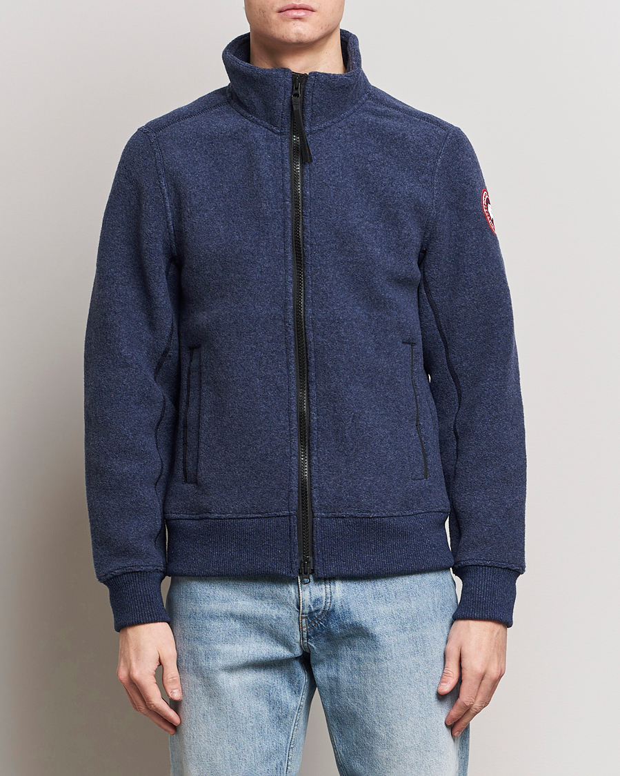 Herre | Klær | Canada Goose | Lawson Fleece Jacket Atlantic Navy