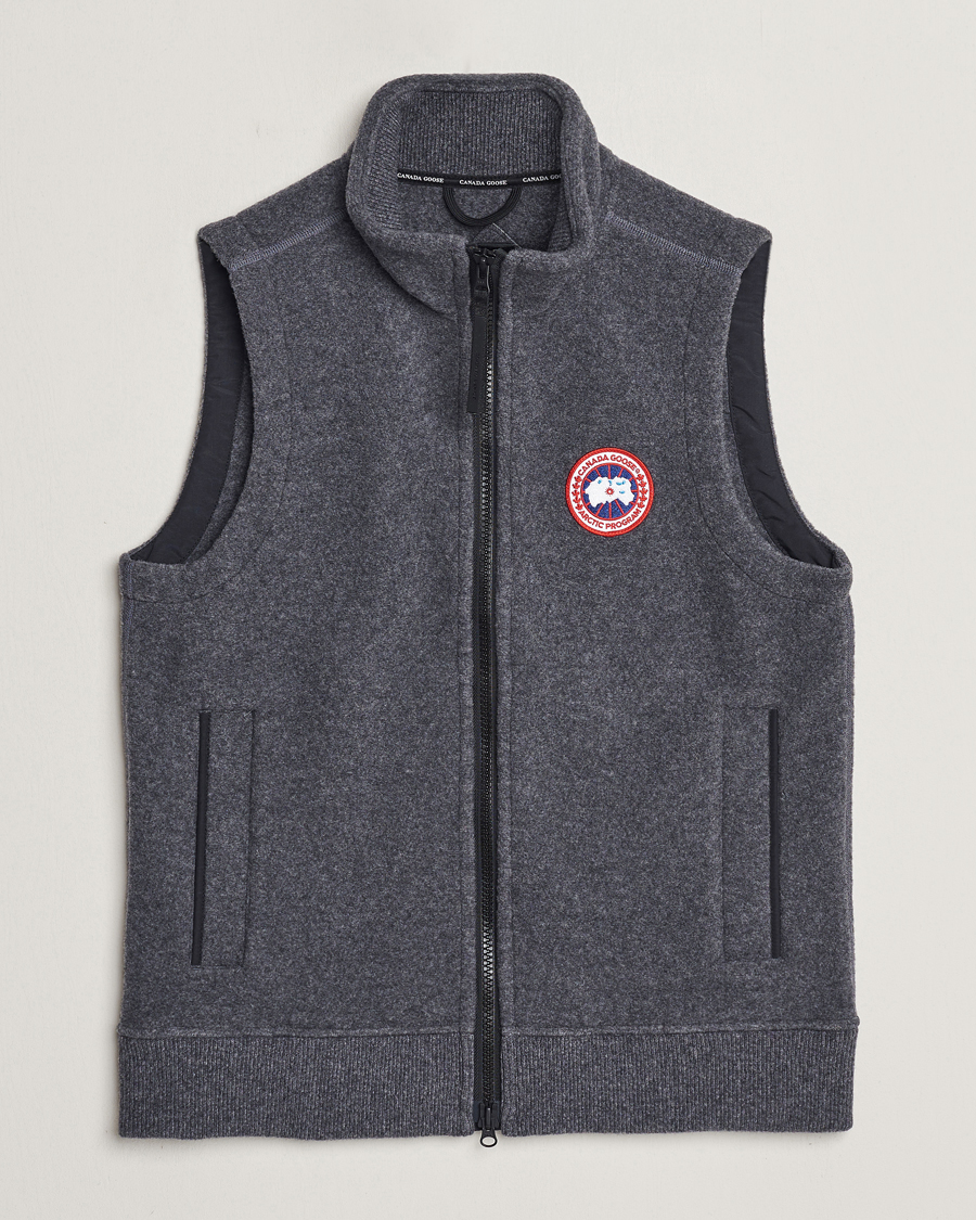 Herre | Jakker | Canada Goose | Mersey Fleece Vest Quarry Grey