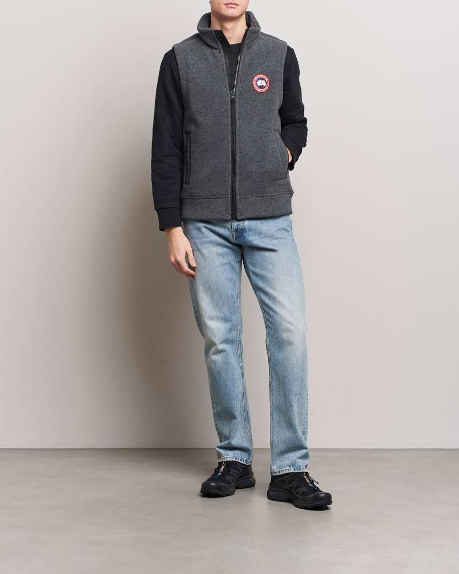 Herre | Jakker | Canada Goose | Mersey Fleece Vest Quarry Grey