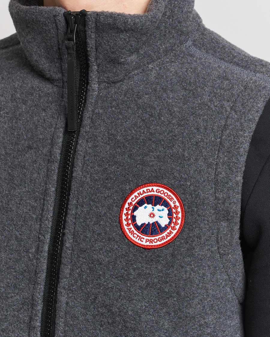 Herre | Jakker | Canada Goose | Mersey Fleece Vest Quarry Grey