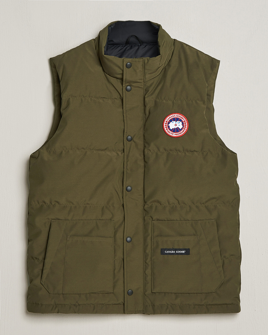Herre | Jakker | Canada Goose | Freestyle Crew Vest Military Green