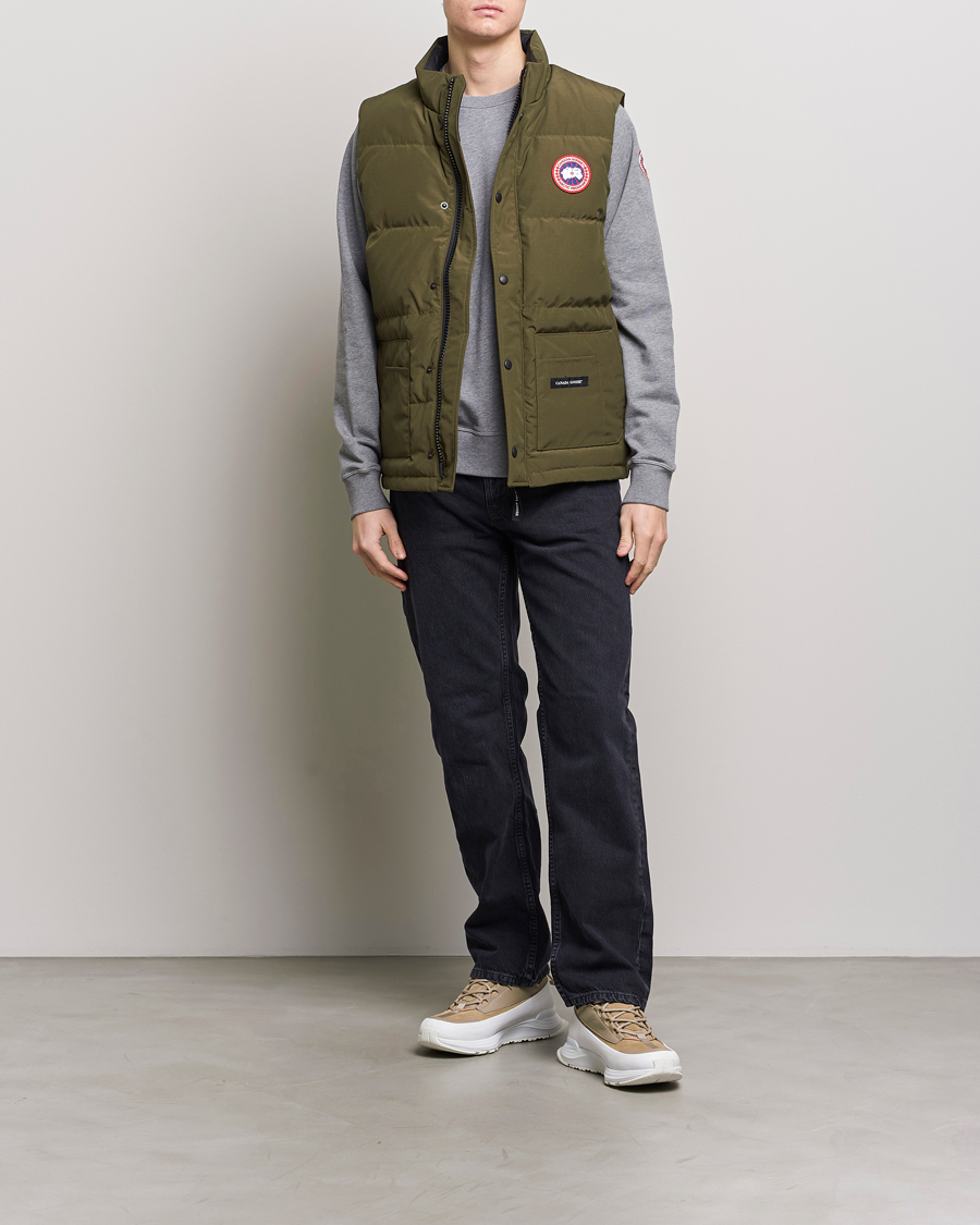 Herre | Jakker | Canada Goose | Freestyle Crew Vest Military Green