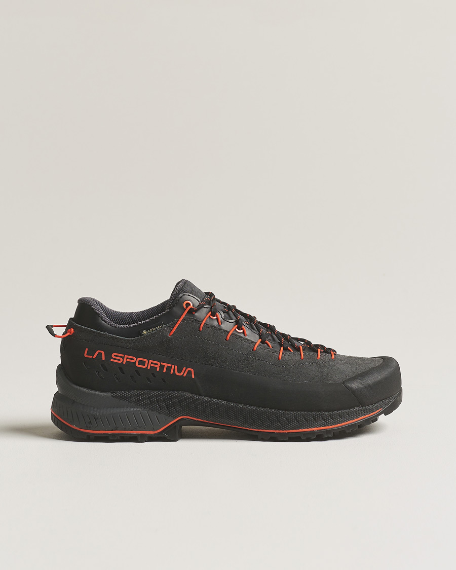 Herre | La Sportiva TX4 Evo GTX Hiking Shoes Carbon/Cherry Tomato | La Sportiva | TX4 Evo GTX Hiking Shoes Carbon/Cherry Tomato