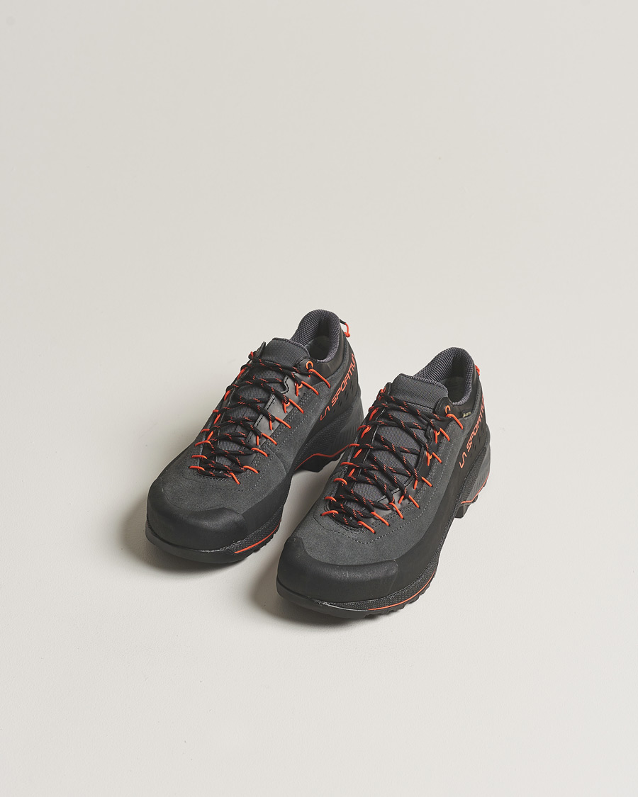 Herre | La Sportiva TX4 Evo GTX Hiking Shoes Carbon/Cherry Tomato | La Sportiva | TX4 Evo GTX Hiking Shoes Carbon/Cherry Tomato