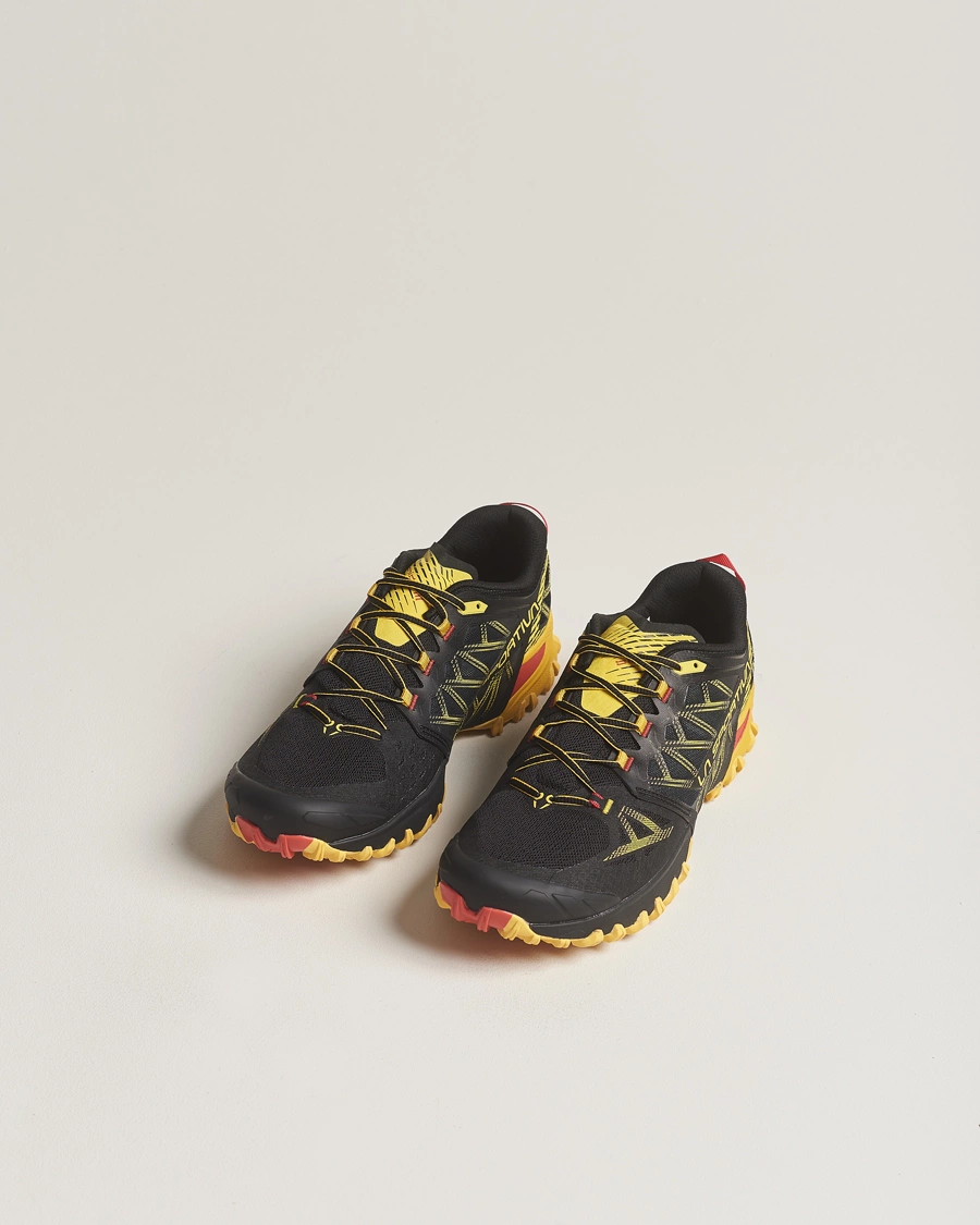 Herre | Nye varemerker | La Sportiva | Bushido III Trail Running Sneakers Black/Yellow