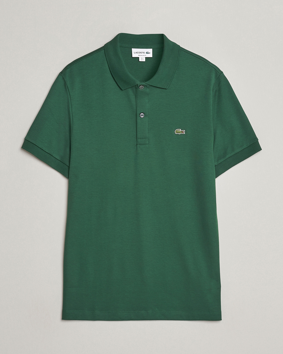 Herre | Pikéer | Lacoste | Pima Interlock Piké Green
