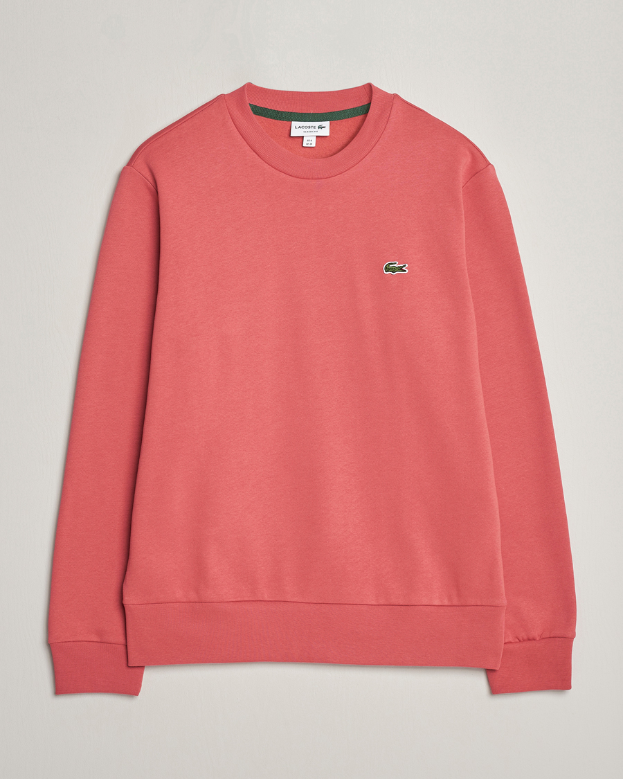 Herre | Gensere | Lacoste | Crew Neck Sweatshirt Sierra Red