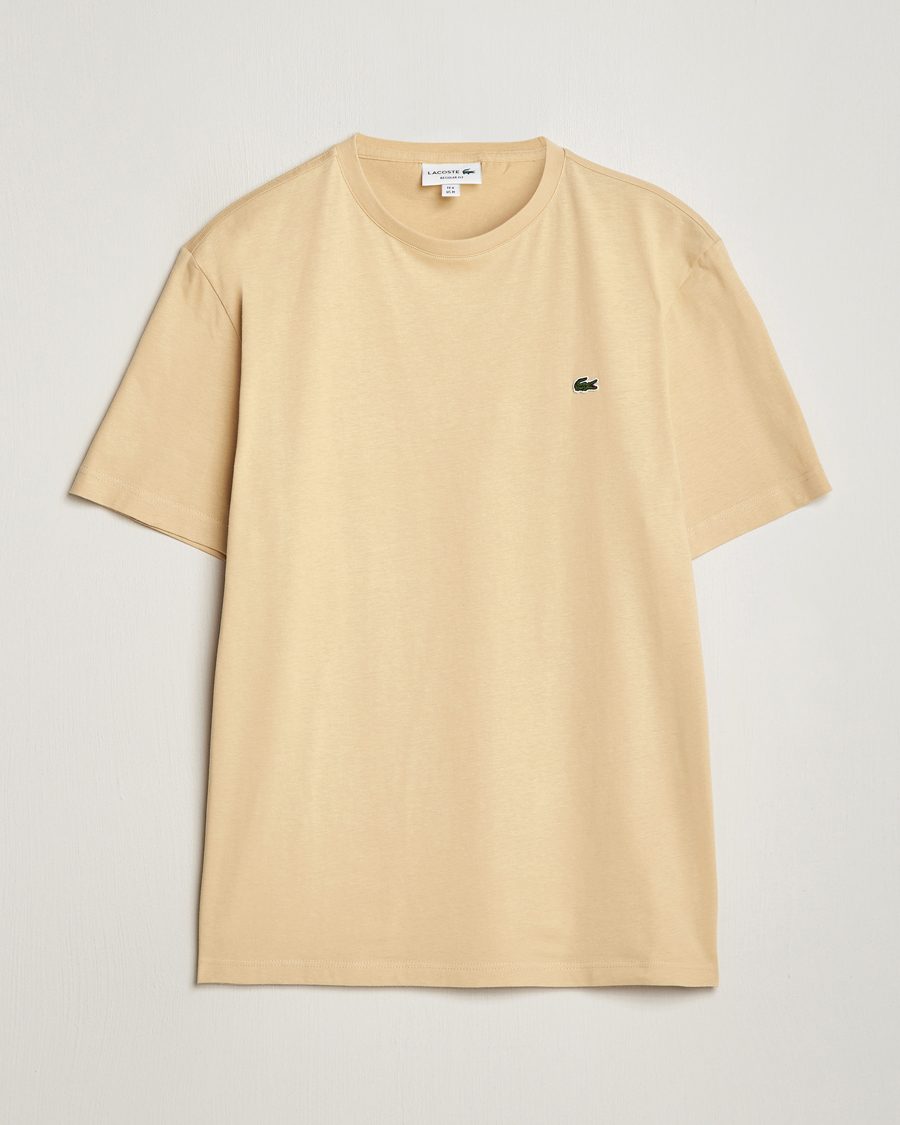 Herre | T-Shirts | Lacoste | Crew Neck T-Shirt Croissant