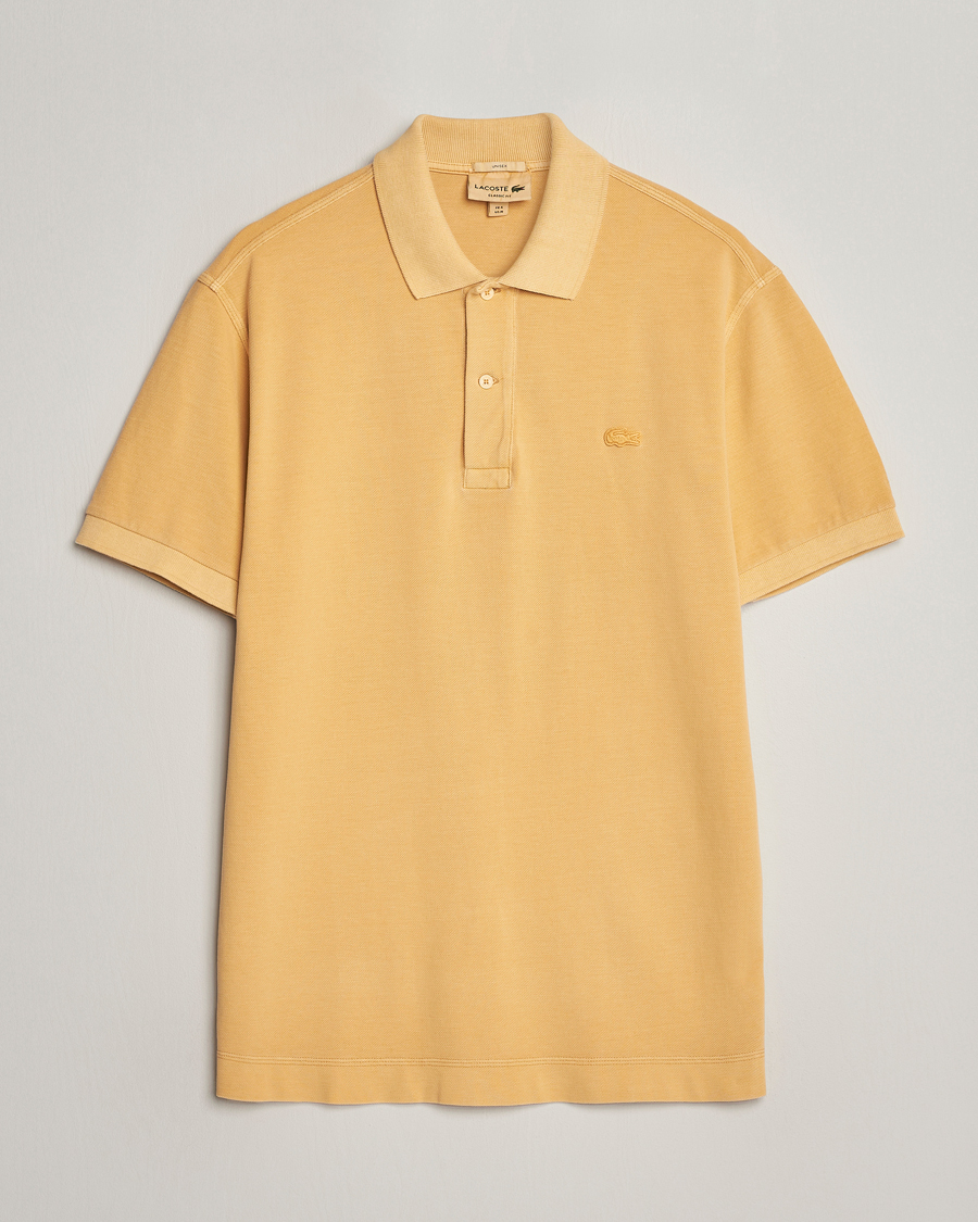 Herre | Pikéer | Lacoste | Classic Fit Natural Dyed Tonal Polo Golden Haze