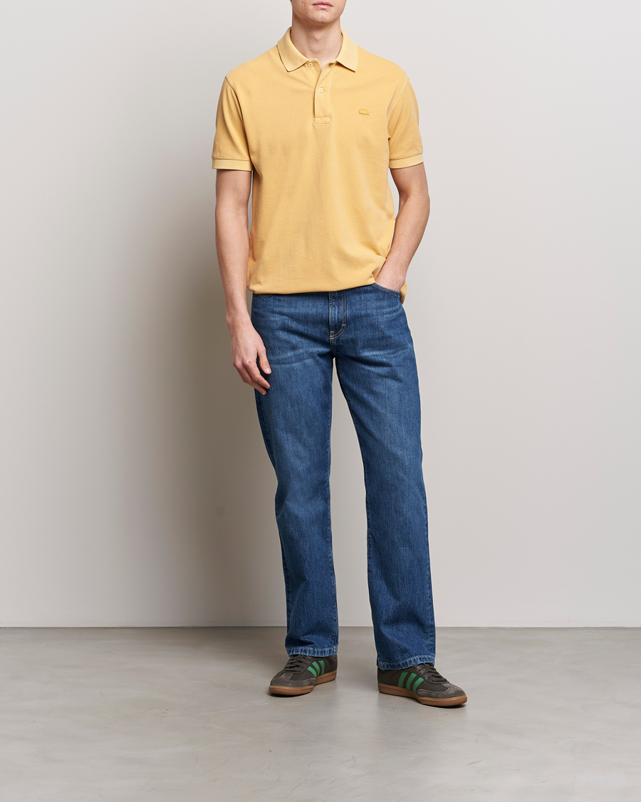 Herre | Pikéer | Lacoste | Classic Fit Natural Dyed Tonal Polo Golden Haze