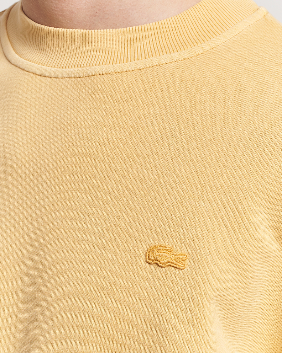 Herre | Gensere | Lacoste | Natural Dyed Crew Neck Sweatshirt Golden Haze