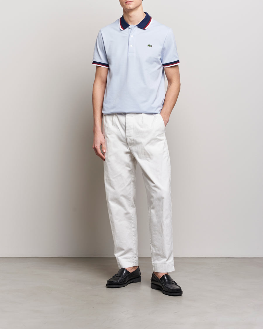Herre | Pikéer | Lacoste | Regular Fit Tipped Polo Phoenix Blue