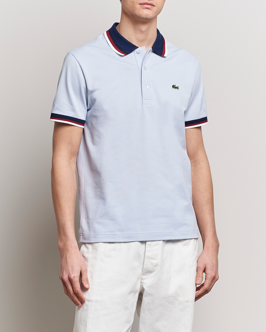 Herre | Pikéer | Lacoste | Regular Fit Tipped Polo Phoenix Blue