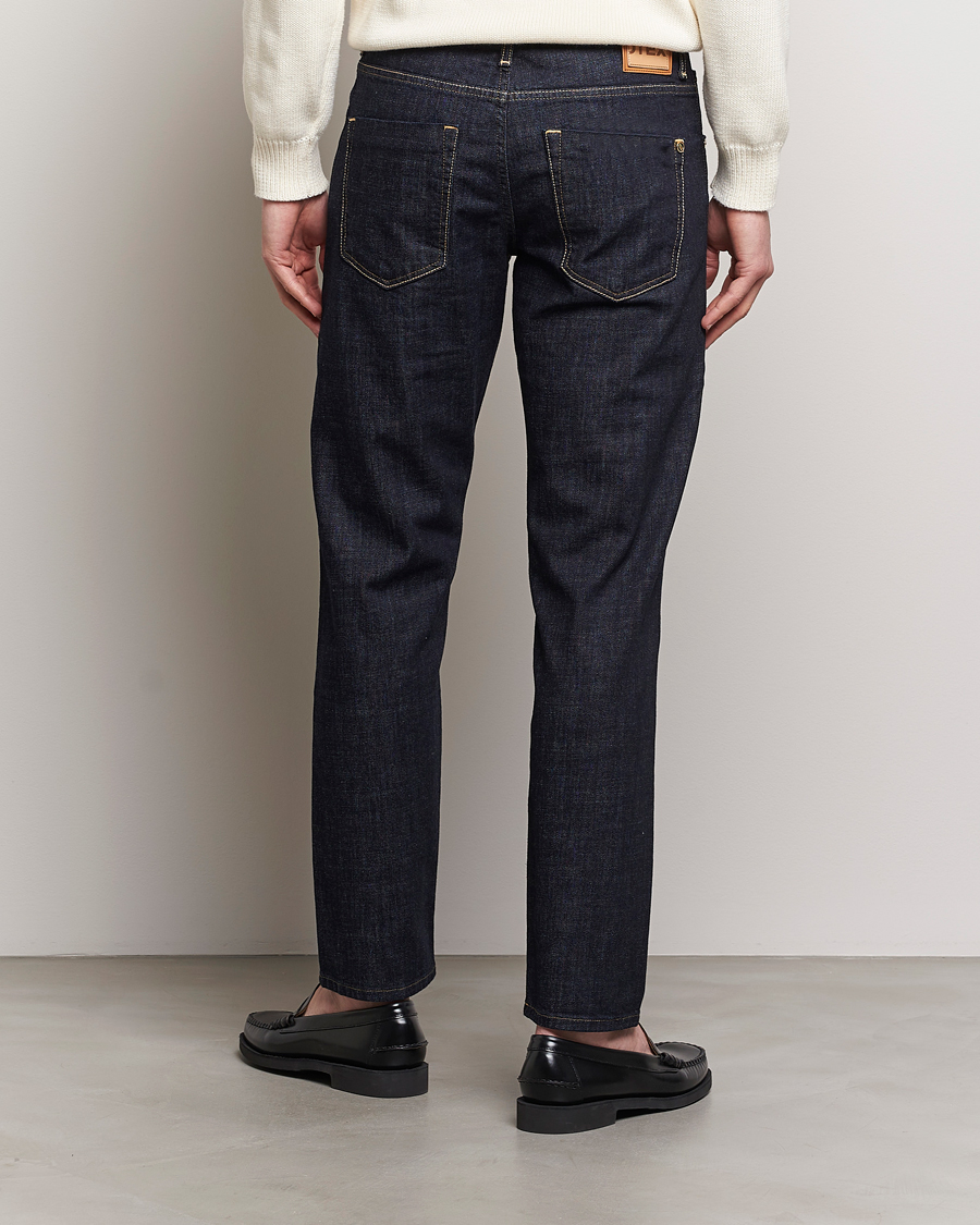Herre | Jeans | Incotex | 5-Pocket Stretch Denim Dark Blue