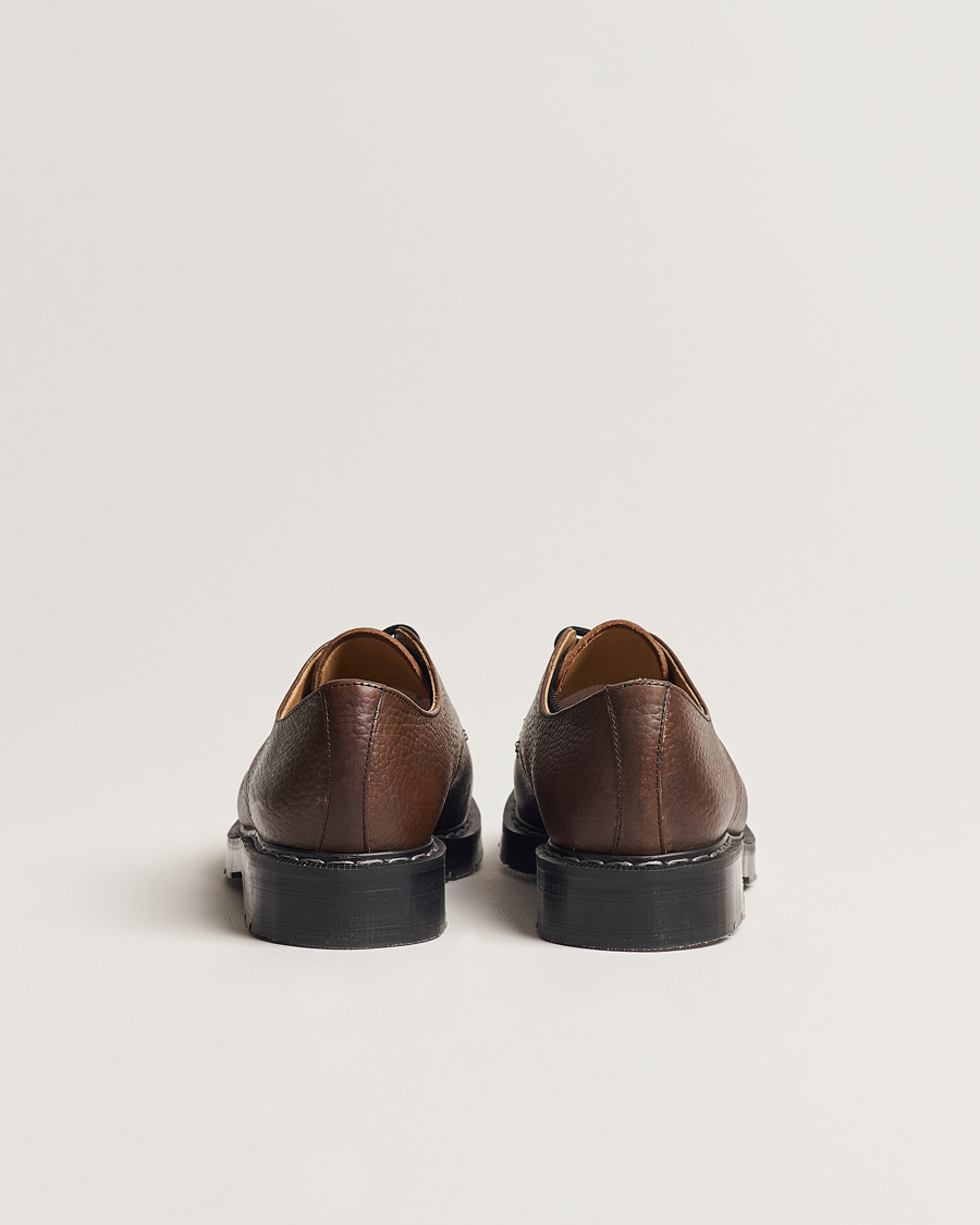 Herre | Derbys | Solovair | 3 Eye Gibson Shoe Brown Grain