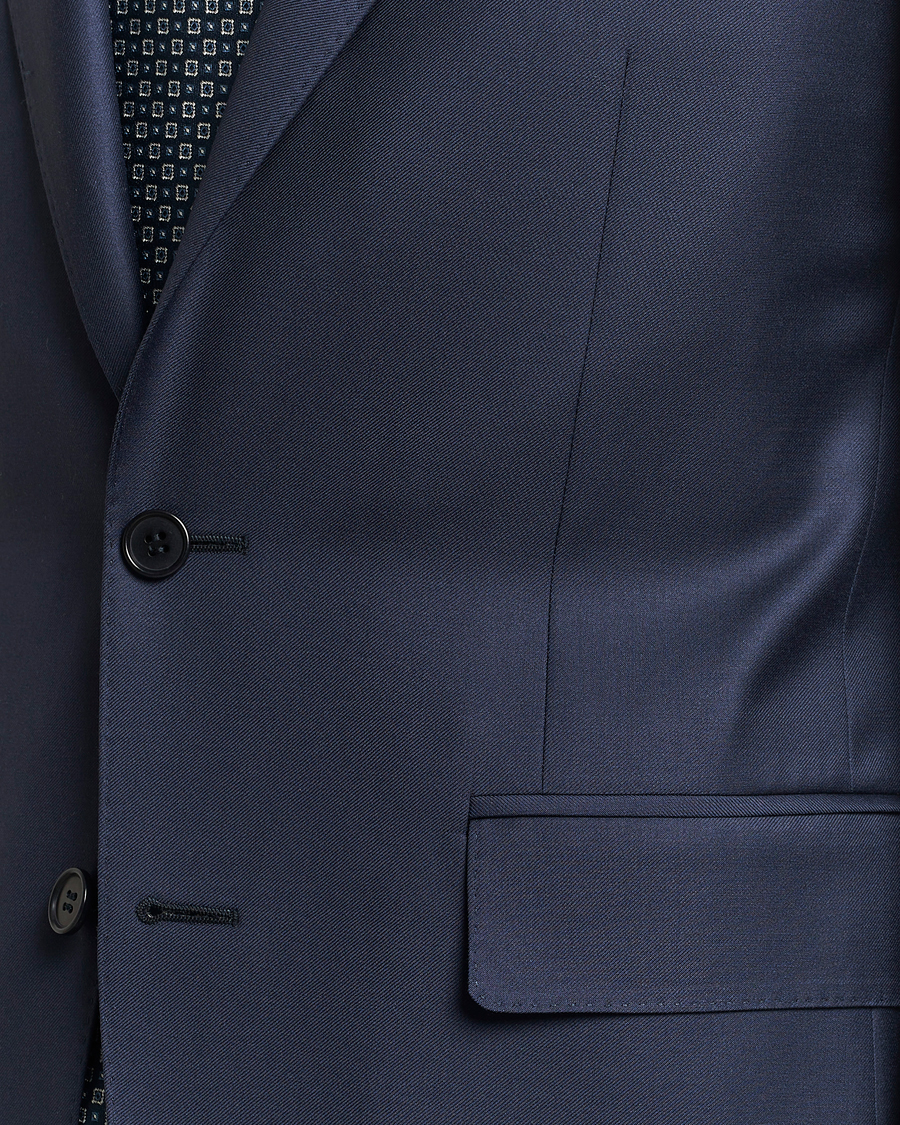 Herre | Dresser | Canali | Capri Super 130s Wool Suit Navy