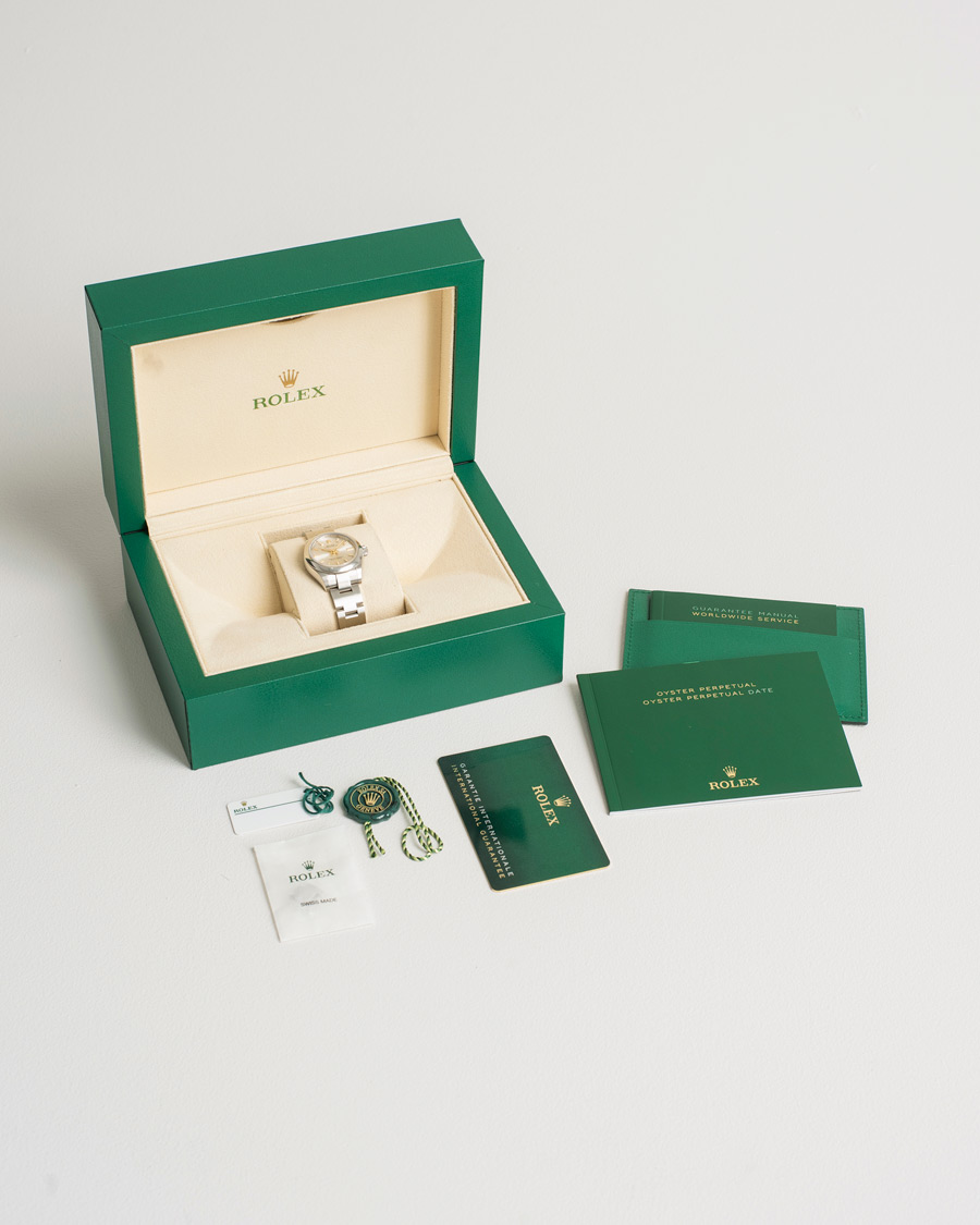 Herre | Rolex Pre-Owned Oyster Perpeptual 28 276200 Silver | Rolex Pre-Owned | Oyster Perpeptual 28 276200 Silver