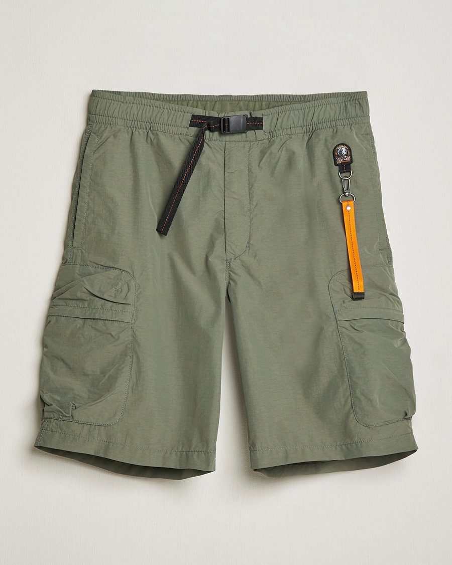 Herre | Shorts | Parajumpers | Walton Vintage Nylon Shorts Thyme Green