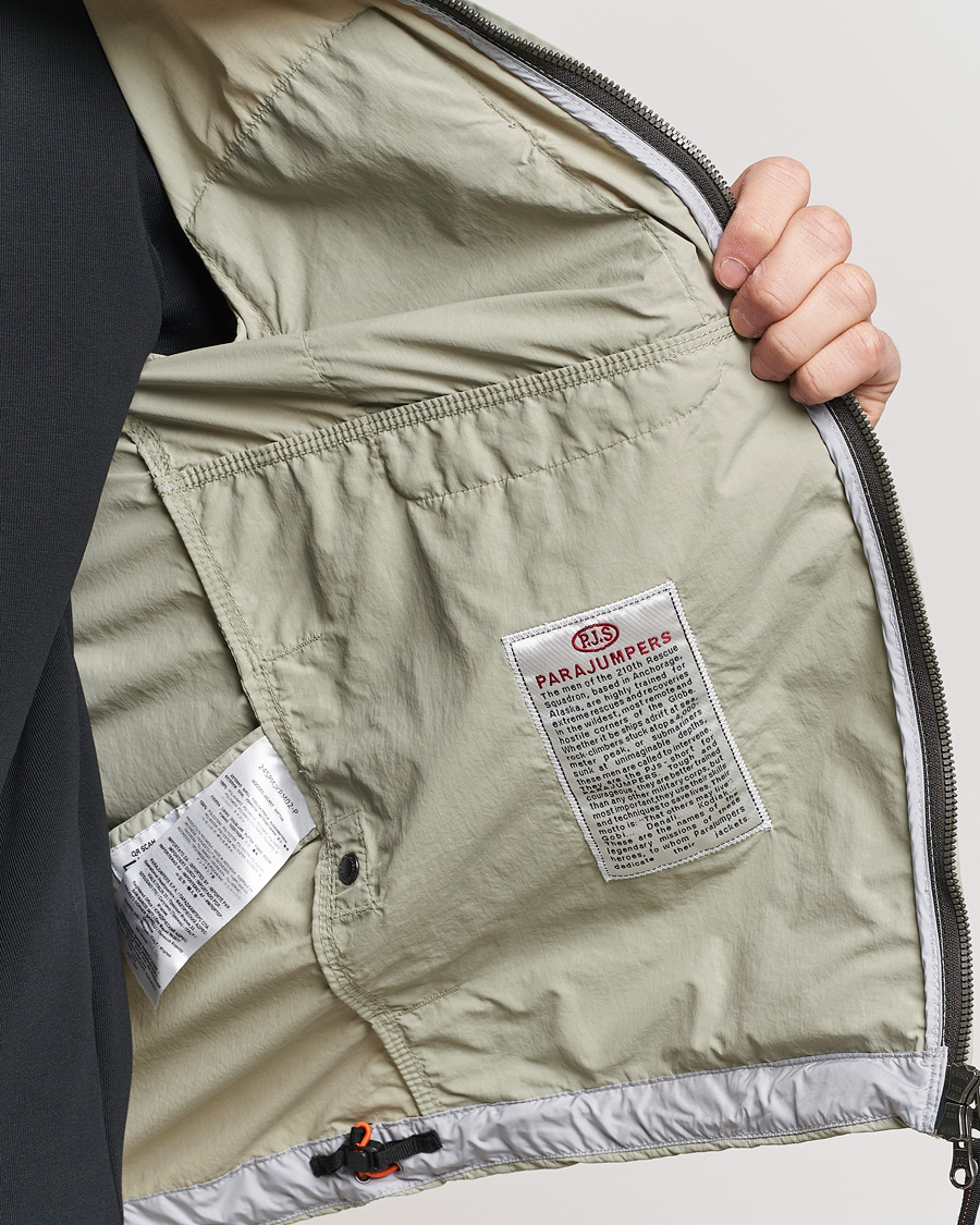 Herre | Jakker | Parajumpers | Nigel Vintage Nylon Hooded Jacket Sage
