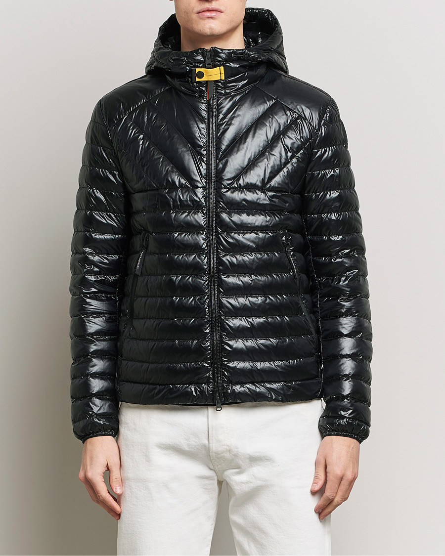 Herre | Parajumpers | Parajumpers | Miroku Techno Puffer Hodded Jacket Black