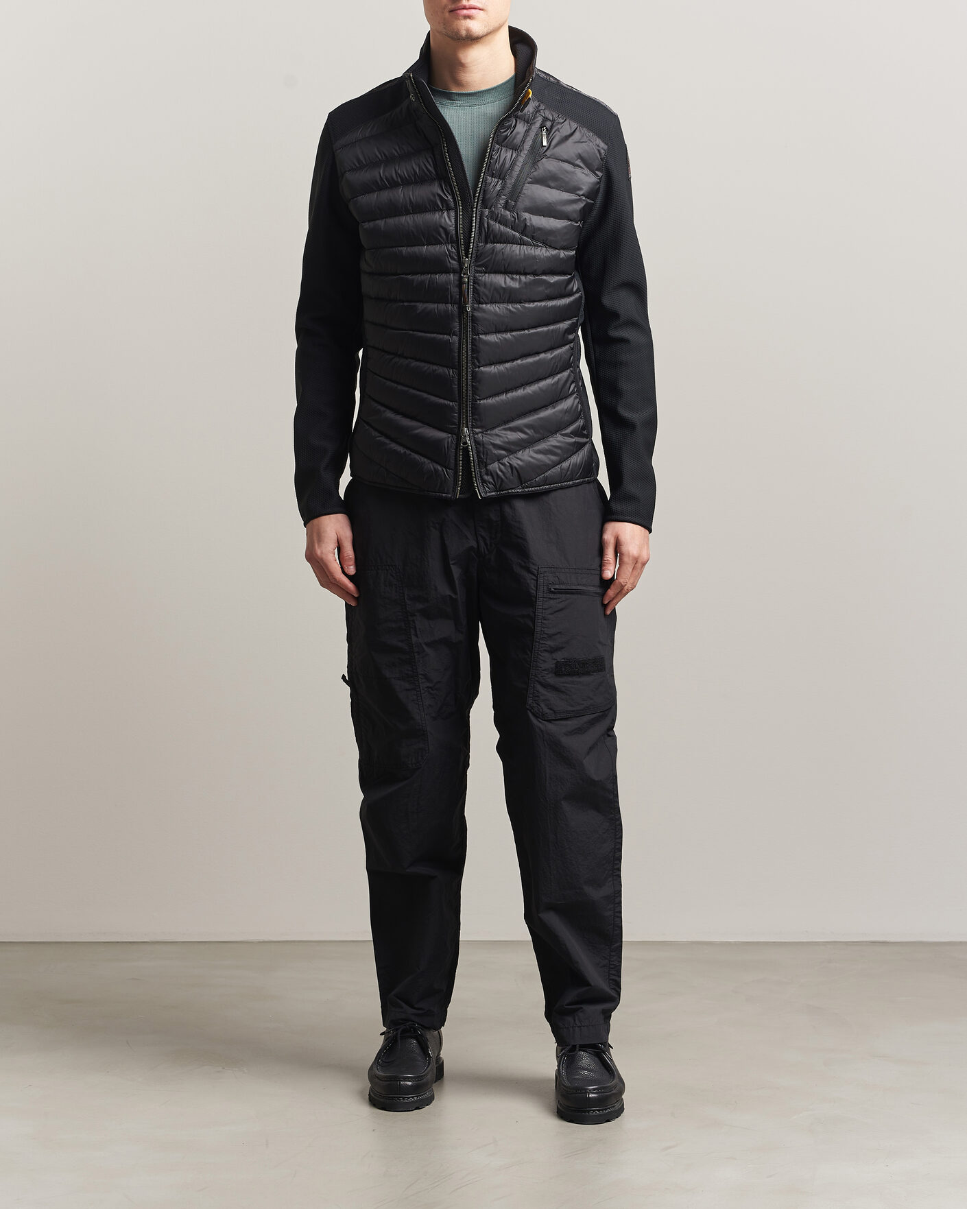 Herre | Jakker | Parajumpers | Jayden Mesh Hybrid Jacket Black