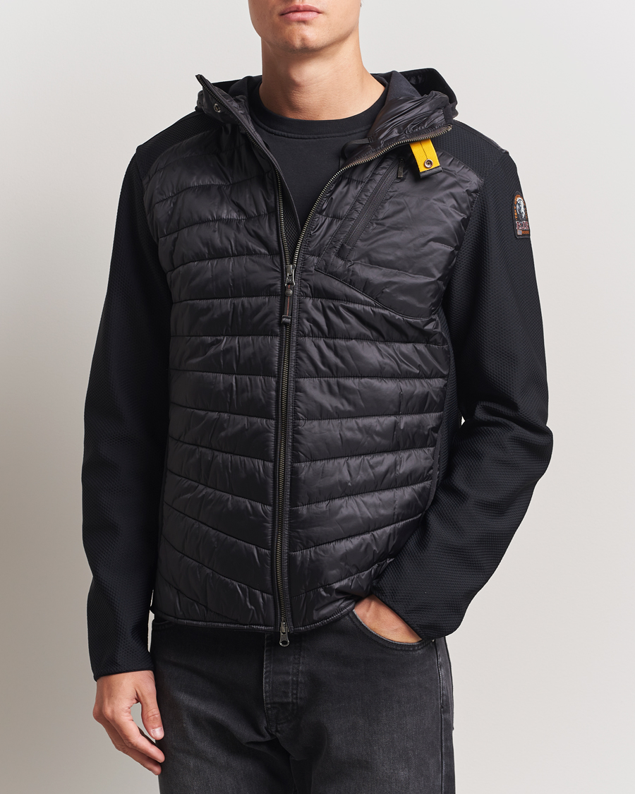 Herre | Jakker | Parajumpers | Nolan Mesh Hooded Hybrid Black