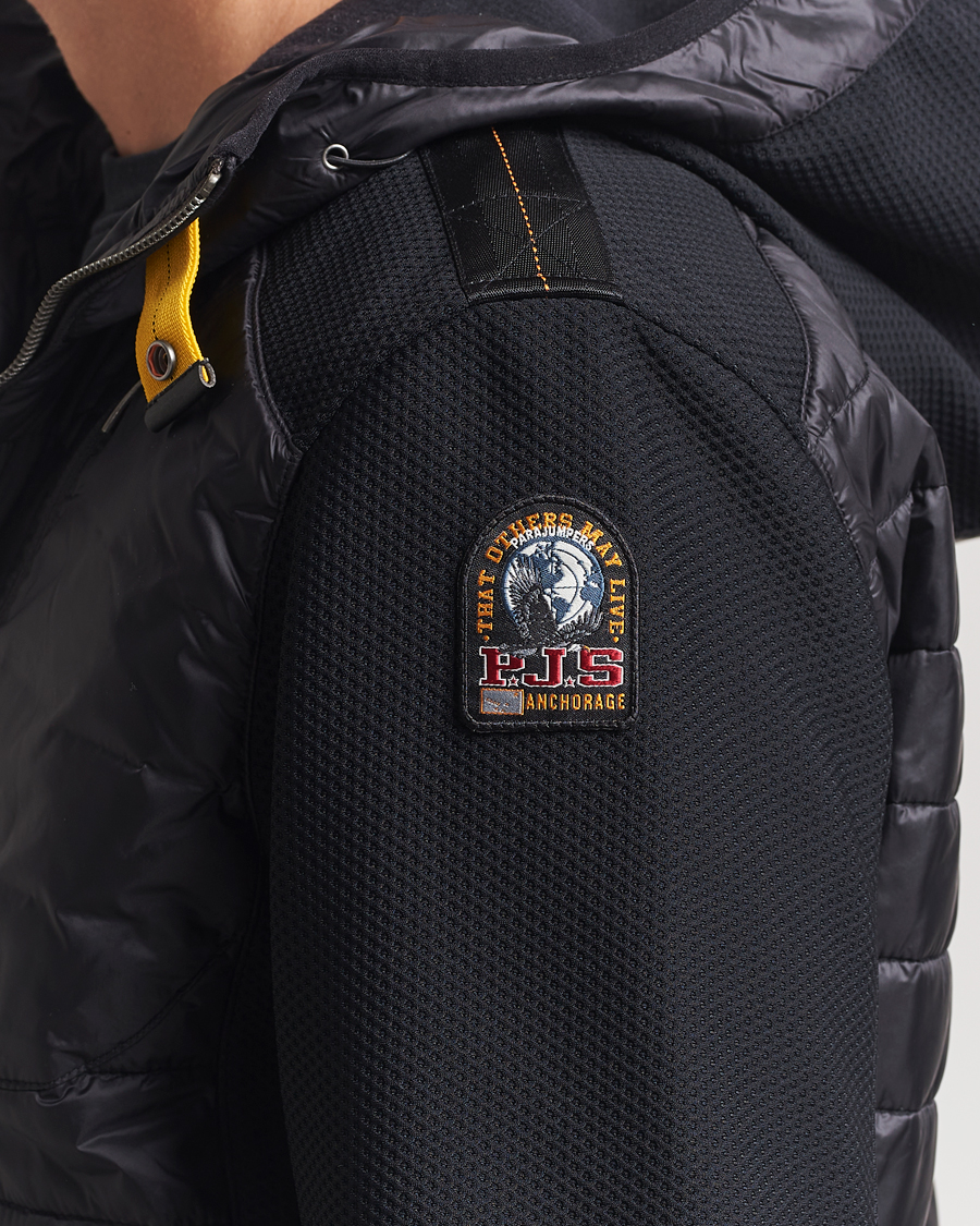 Herre | Jakker | Parajumpers | Nolan Mesh Hooded Hybrid Black