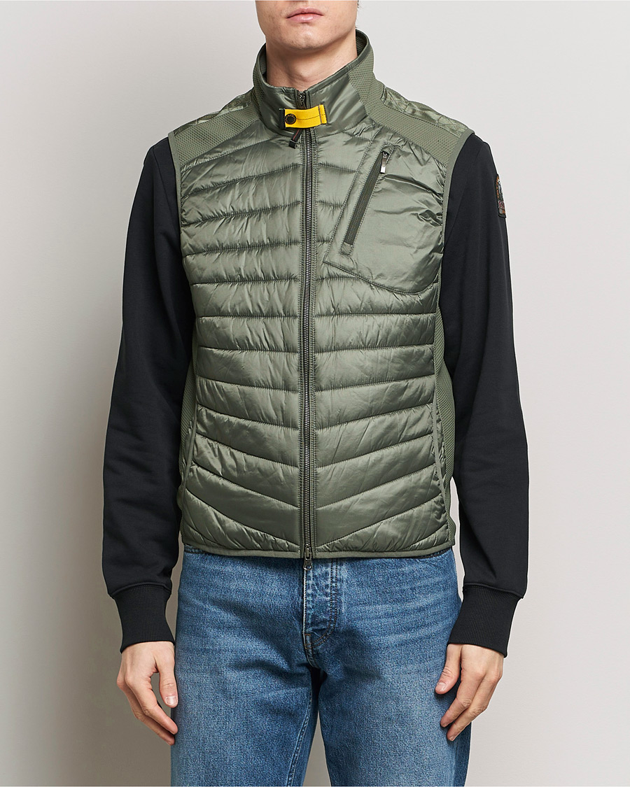 Herre | Klær | Parajumpers | Zavier Hybrid Vest Thyme Green